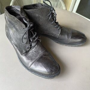 BED|STU Black Leather Chukka Boots